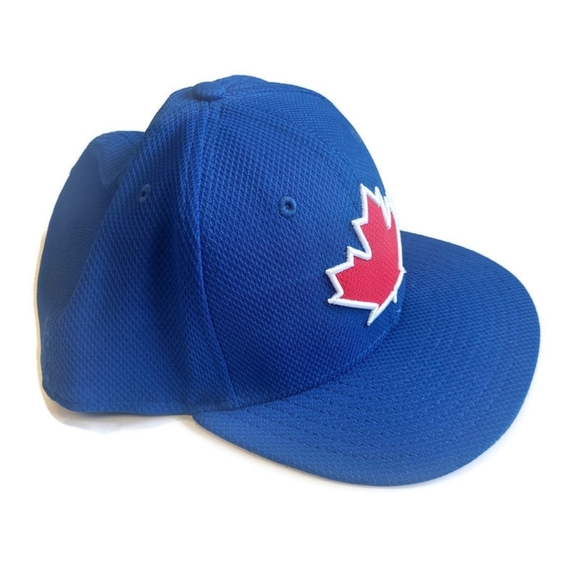 59Fifty New Era Size 8 3/8 Toronto Blue Jays Fitted Hat Performance Cap Blue - Picture 3 of 6